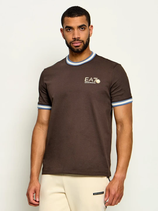 Zdjęcie produktu EA7 T-shirt | Regular Fit brązowy