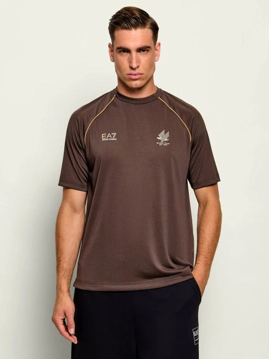 Zdjęcie produktu EA7 T-shirt | Regular Fit brązowy