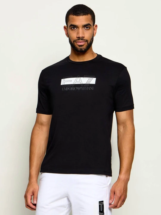 Zdjęcie produktu EA7 T-shirt | Regular Fit czarny