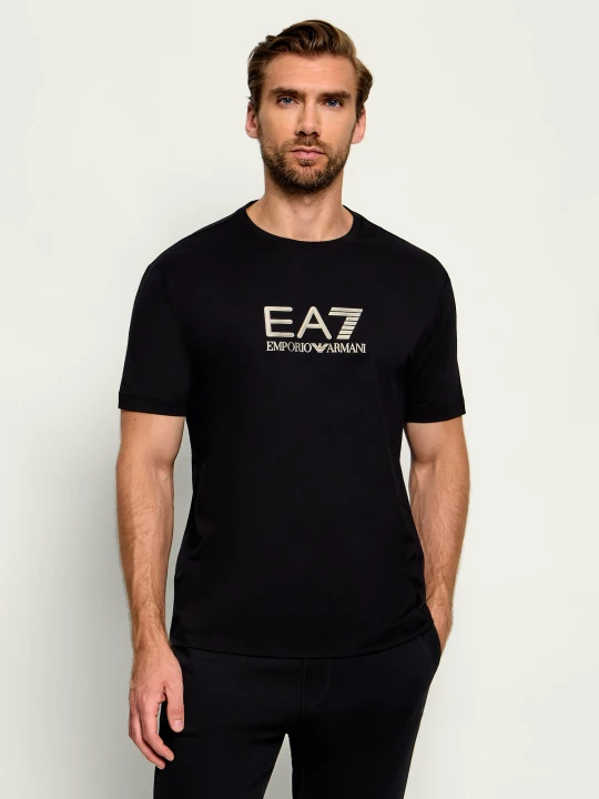 Zdjęcie produktu EA7 T-shirt | Regular Fit czarny