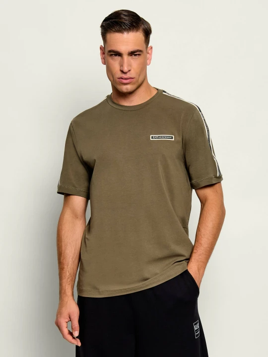 Zdjęcie produktu EA7 T-shirt | Regular Fit oliwkowy
