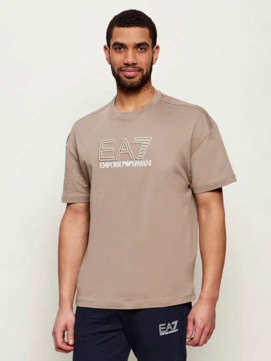 Zdjęcie produktu EA7 T-shirt | Relaxed fit beżowy