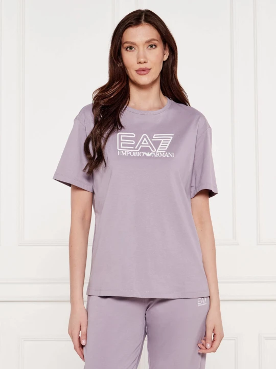 Zdjęcie produktu EA7 T-shirt | Relaxed fit lawendowy