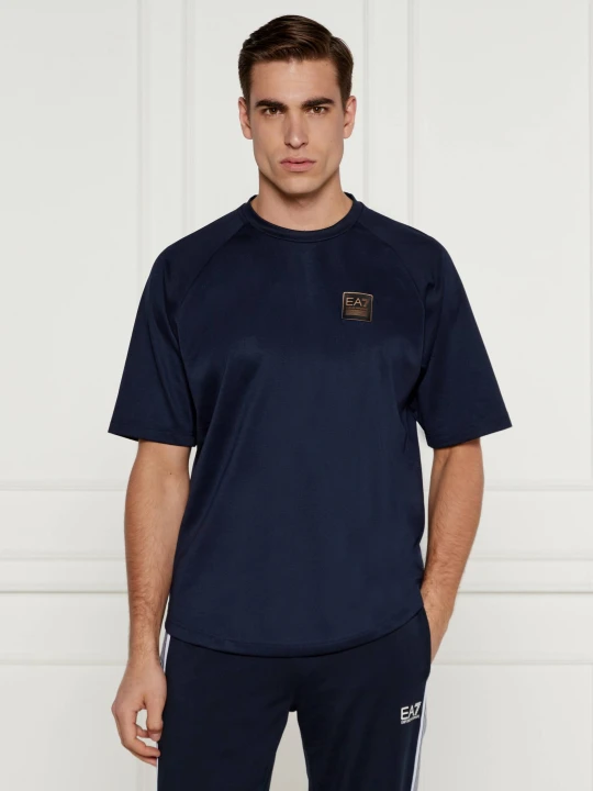 Zdjęcie produktu EA7 T-shirt | Relaxed fit granatowy
