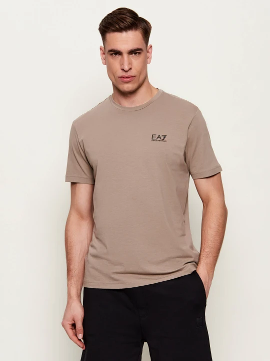 Zdjęcie produktu EA7 T-shirt | Slim Fit beżowy