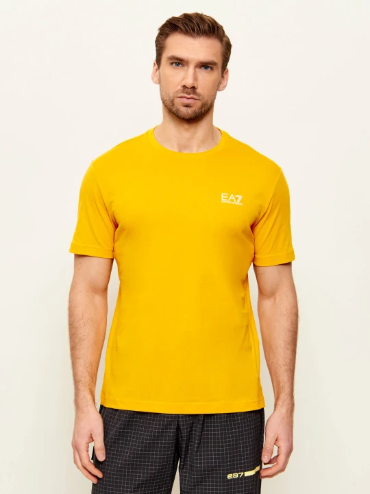 Zdjęcie produktu EA7 T-shirt | Slim Fit musztardowy