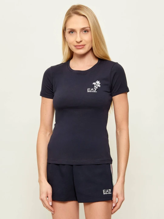 Zdjęcie produktu EA7 T-shirt | Slim Fit granatowy