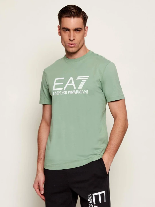 Zdjęcie produktu EA7 T-shirt | Slim Fit miętowy