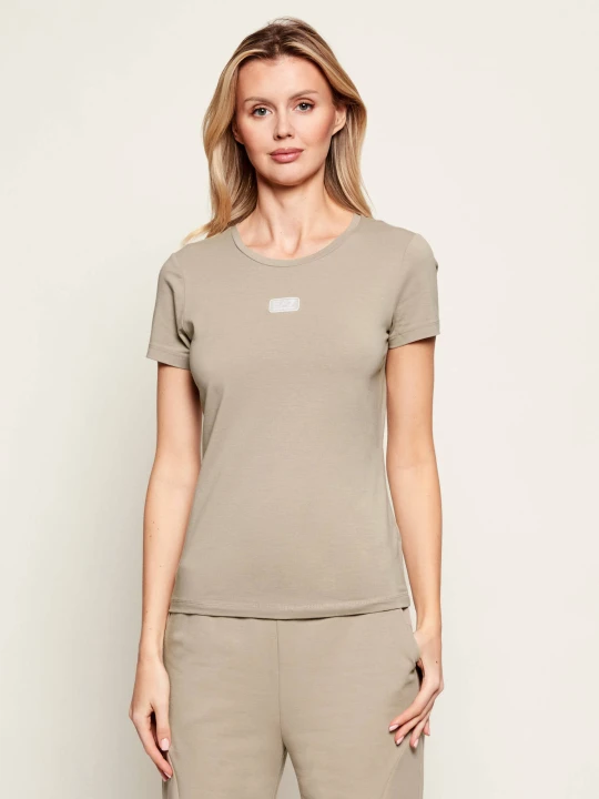Zdjęcie produktu EA7 T-shirt | Slim Fit beżowy