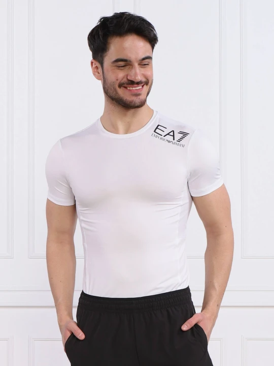 Zdjęcie produktu EA7 T-shirt | Slim Fit biały