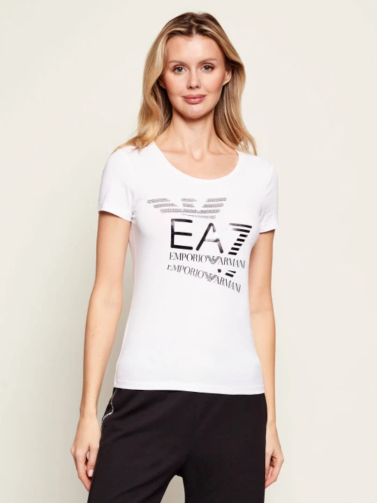 Zdjęcie produktu EA7 T-shirt | Slim Fit biały