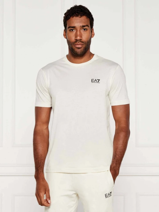 Zdjęcie produktu EA7 T-shirt | Slim Fit kremowy
