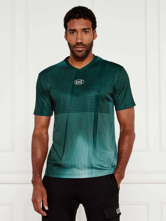 Zdjęcie produktu EA7 T-shirt | Slim Fit zielony