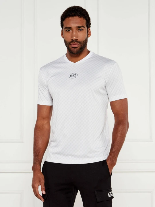 Zdjęcie produktu EA7 T-shirt | Slim Fit biały