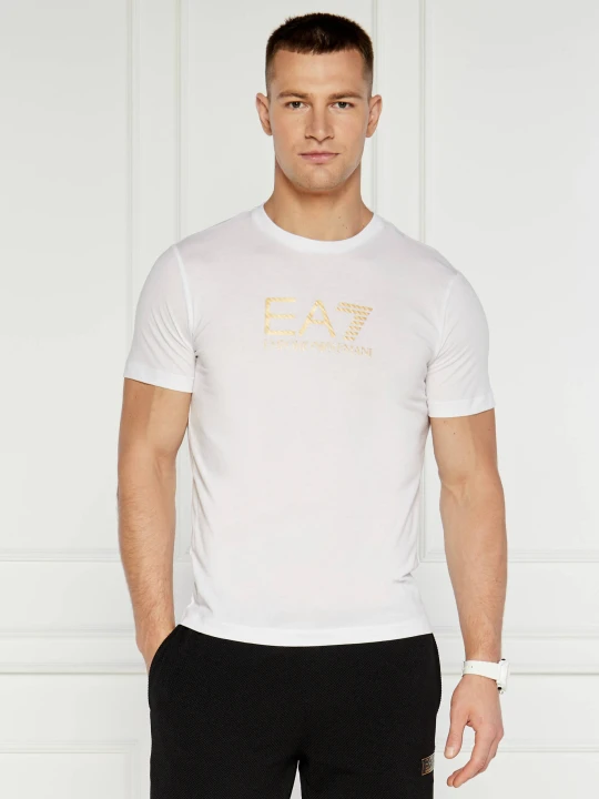 Zdjęcie produktu EA7 T-shirt | Slim Fit biały