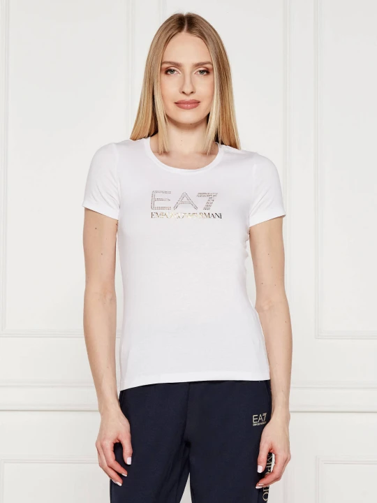Zdjęcie produktu EA7 T-shirt | Slim Fit biały