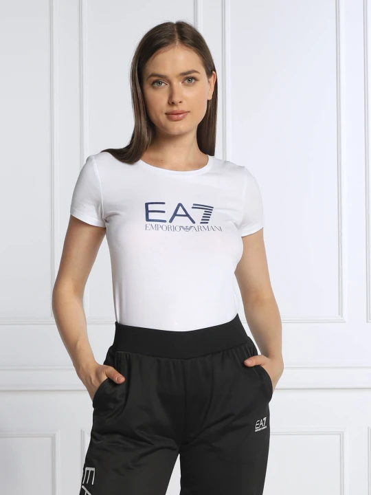 Zdjęcie produktu EA7 T-shirt | Slim Fit biały