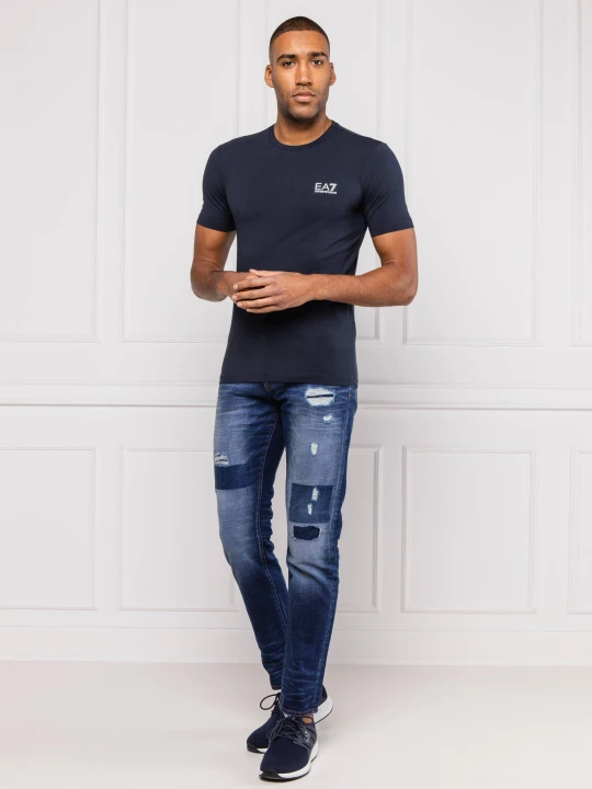 Zdjęcie produktu EA7 T-shirt | Slim Fit granatowy