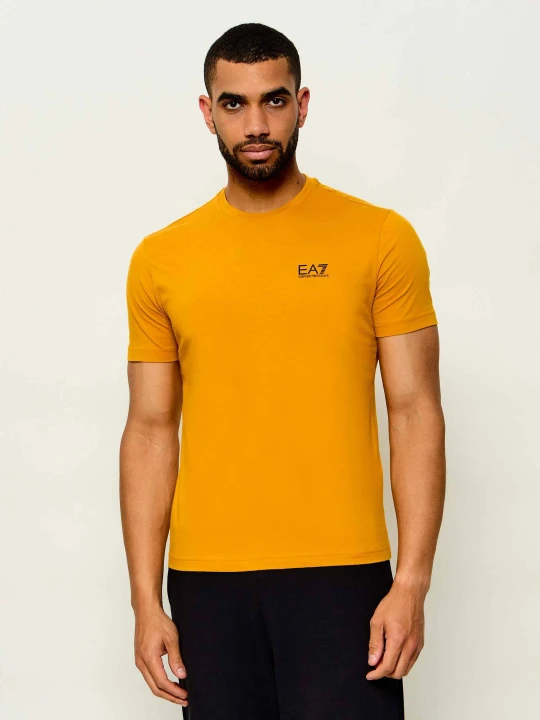 Zdjęcie produktu EA7 T-shirt | Slim Fit musztardowy
