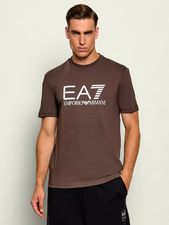 Zdjęcie produktu EA7 T-shirt | Slim Fit brązowy
