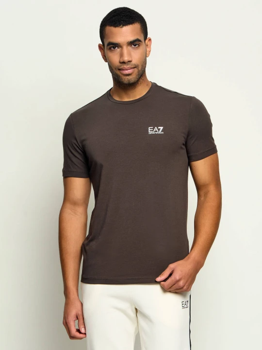 Zdjęcie produktu EA7 T-shirt | Slim Fit brązowy