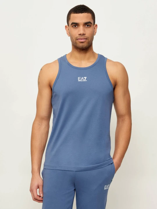 Zdjęcie produktu EA7 Tank top | Slim Fit niebieski