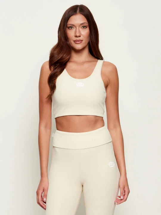 Zdjęcie produktu EA7 Top | Cropped Fit ecru