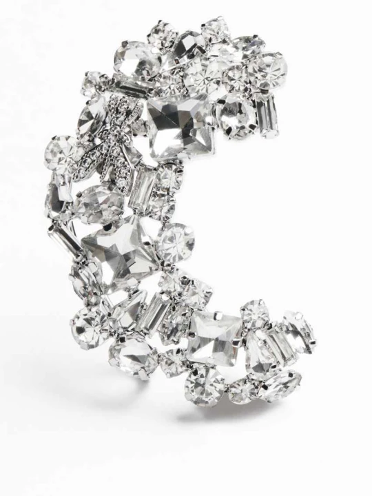 Zdjęcie produktu Ear cuff Diamond Cut Patrizia Pepe srebrny