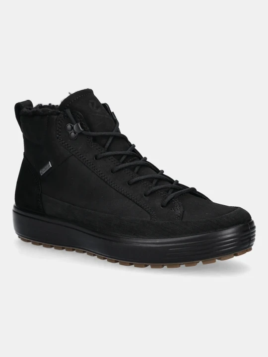 Zdjęcie produktu Ecco buty nubukowe Soft 7 Tred High Boot czarny