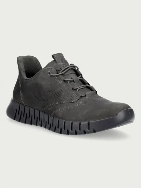 Zdjęcie produktu Ecco Gruuv M sneakersy męskie skórzane szary