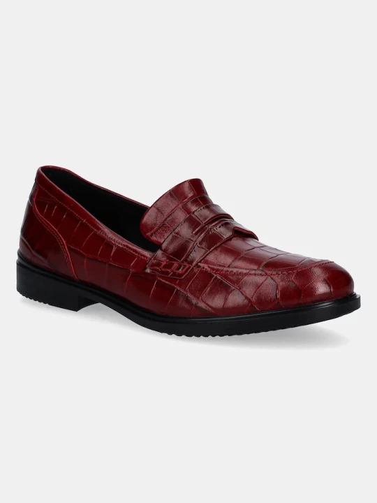 Zdjęcie produktu Ecco mokasyny skórzane Dress czerwony