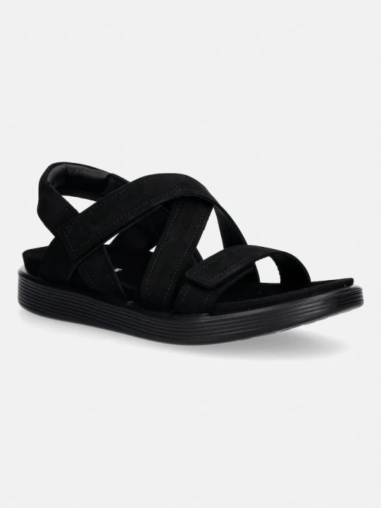 Zdjęcie produktu Ecco sandały zamszowe Soft Sandal W czarny