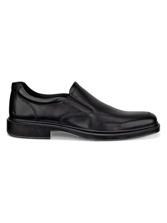 Zdjęcie produktu Ecco Skórzane slippersy "Elliot" w kolorze czarnym rozmiar: 45
