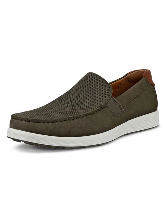 Zdjęcie produktu Ecco Skórzane slippersy "S Lite Moc" w kolorze brązowym rozmiar: 40