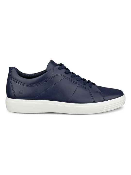 Zdjęcie produktu Ecco Skórzane sneakersy "Classic" w kolorze granatowym rozmiar: 44