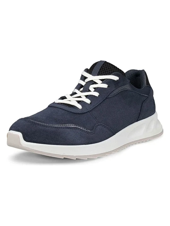Zdjęcie produktu Ecco Skórzane sneakersy "Otm" w kolorze granatowym rozmiar: 40
