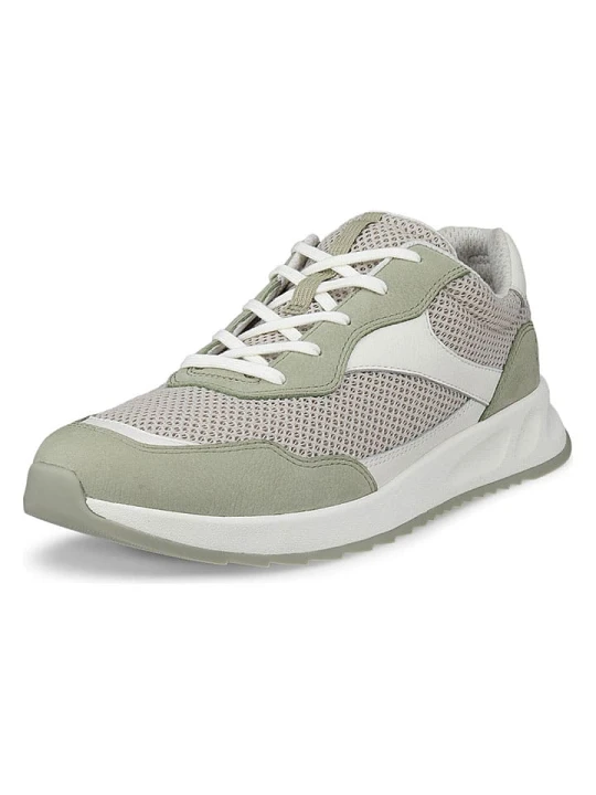 Zdjęcie produktu Ecco Skórzane sneakersy "Otm" w kolorze zielono-białym rozmiar: 39