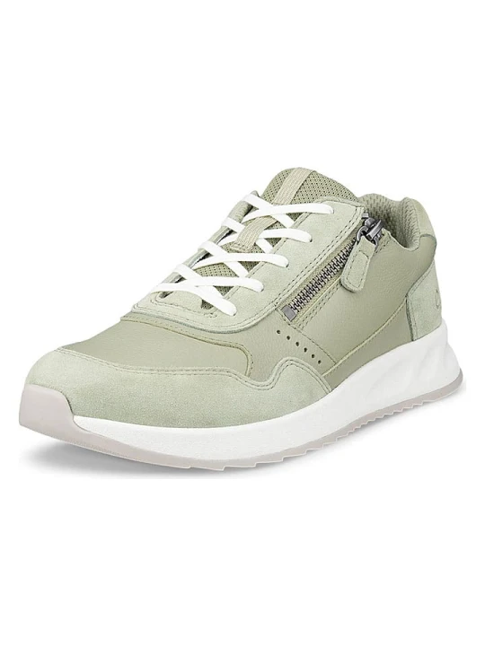 Zdjęcie produktu Ecco Skórzane sneakersy "Otm" w kolorze zielonym rozmiar: 40