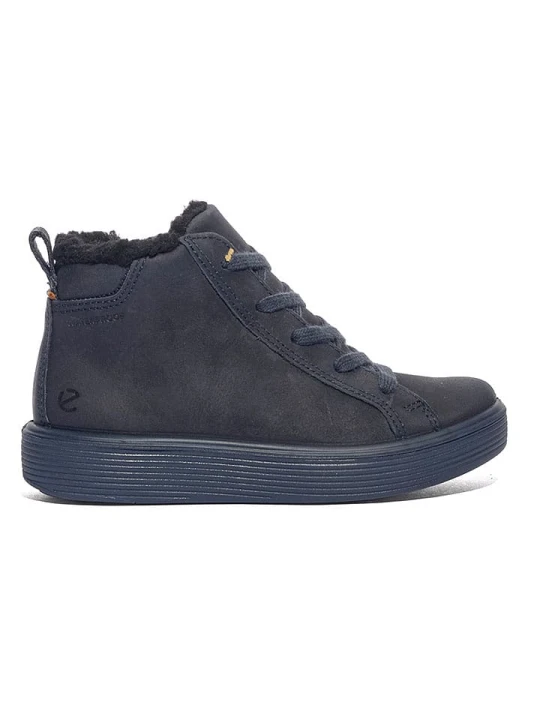 Zdjęcie produktu Ecco Skórzane sneakersy w kolorze granatowym rozmiar: 35