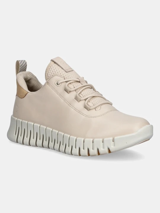 Zdjęcie produktu Ecco sneakersy skórzane Gruuv Sneaker Lea beżowy