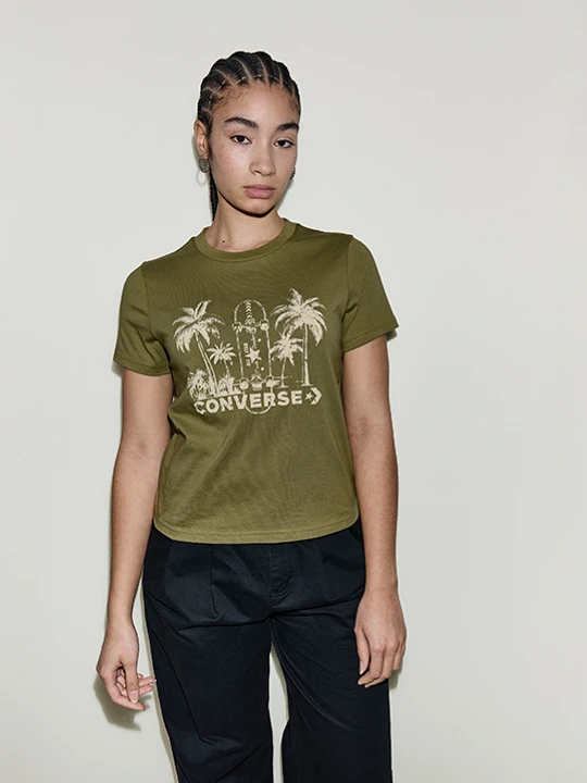 Zdjęcie produktu Koszulka Damska Echo Palms Converse