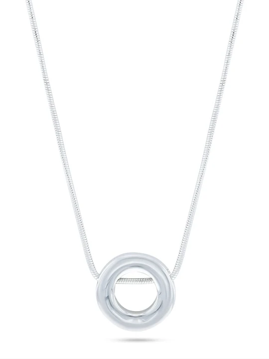 Zdjęcie produktu Eclat d'Argent Srebrny naszyjnik z zawieszką - dł. 39 cm rozmiar: onesize Éclat D'Argent