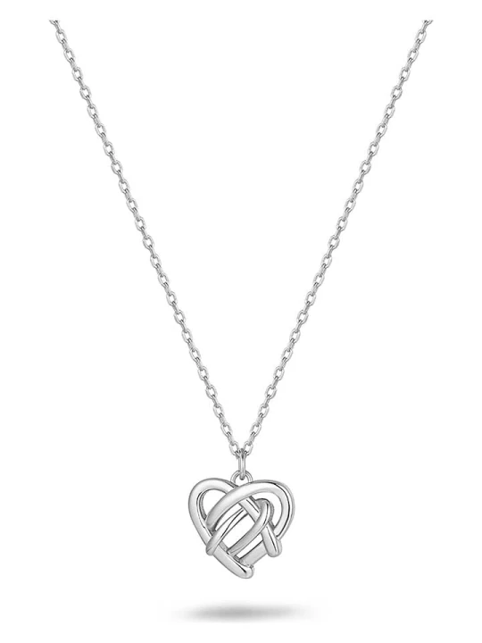 Zdjęcie produktu Eclat d'Argent Srebrny naszyjnik z zawieszką - dł. 40 cm rozmiar: onesize Éclat D'Argent