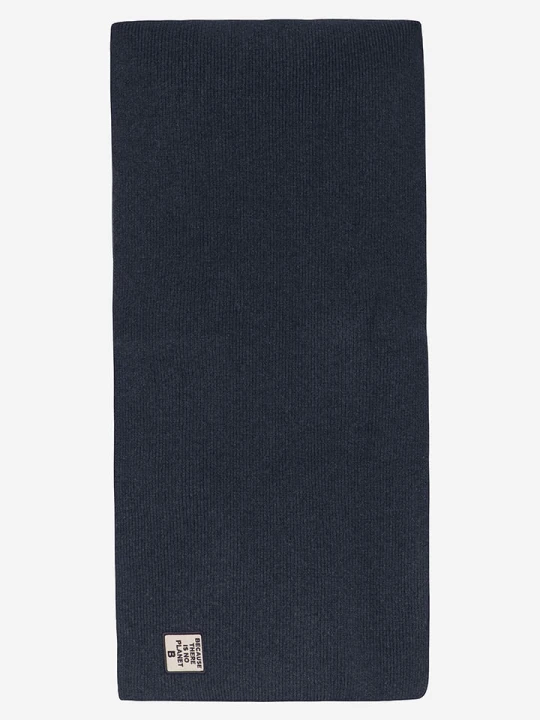 Zdjęcie produktu Ecoalf Wełniany szal w kolorze granatowym - 184 x 42 cm rozmiar: onesize