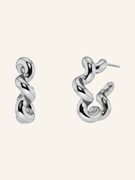 Zdjęcie produktu Edblad Kolczyki Koła Spiral L silber SREBRNY
