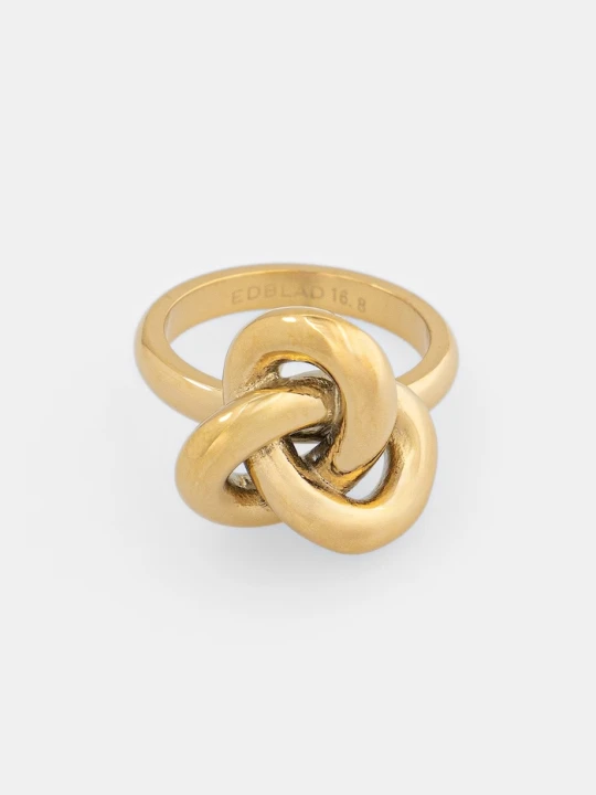 Zdjęcie produktu EDBLAD pierścionek damski pozłacany Infinity Knot złoty