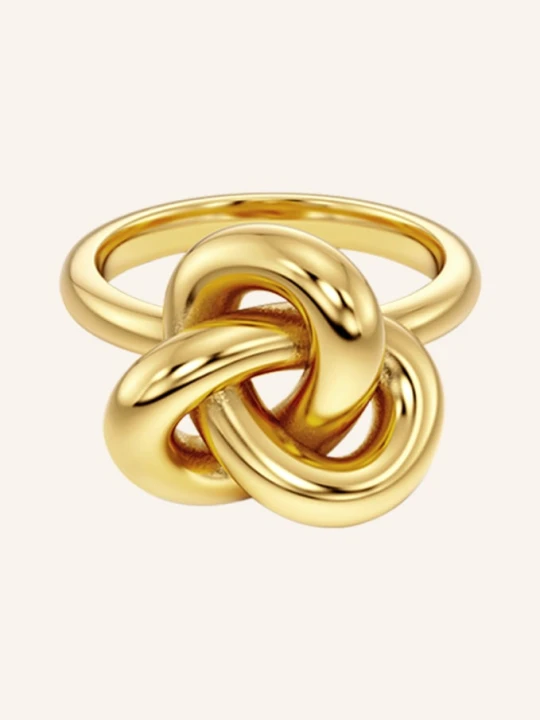 Zdjęcie produktu Edblad Pierścionek Infinity Knot L gold