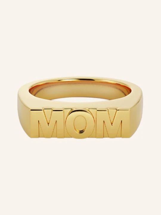 Zdjęcie produktu Edblad Pierścionek Signet Mom gold