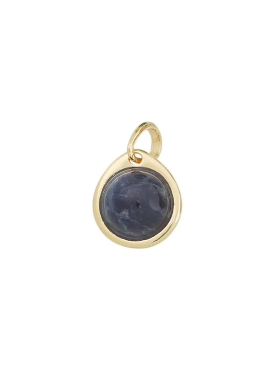 Zdjęcie produktu EDBLAD zawieszka damska pozłacana szafir Birthstone Charm September złoty