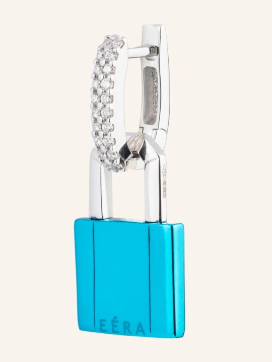 Zdjęcie produktu Eéra Kolczyki Wiszące Lock Small Z Diamentami blau